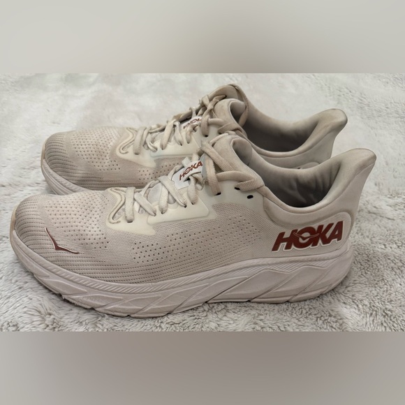 Hoka One One Arahi 7 – Women’s Size 11 – Cream & Pink - Picture 2 of 6